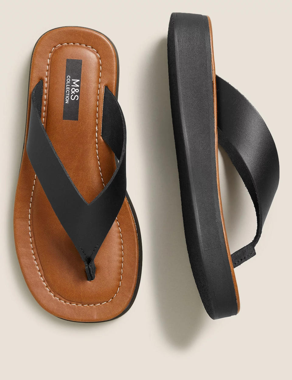 Casual yet chic - these flip flops are a holiday must-have. (Marks & Spencer)