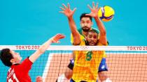 Volleyball - Men's Quarterfinal - Japan v Brazil