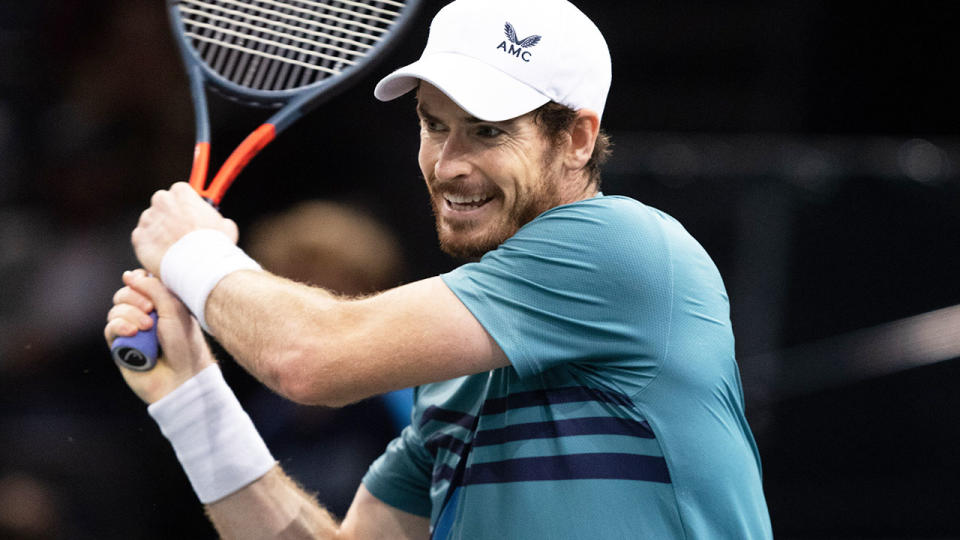 Andy Murray, pictured here in action at the Stockholm Open.