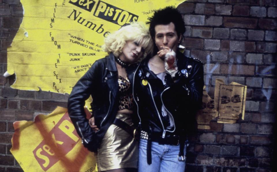 Chloe Webb and Gary Oldman in Sid & Nancy