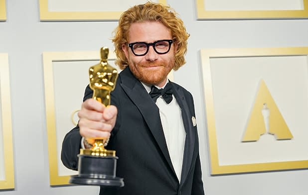 Emerson graduate Erik Messerschmidt receives an Oscar for his cinematography on “Mank” (Getty Images)