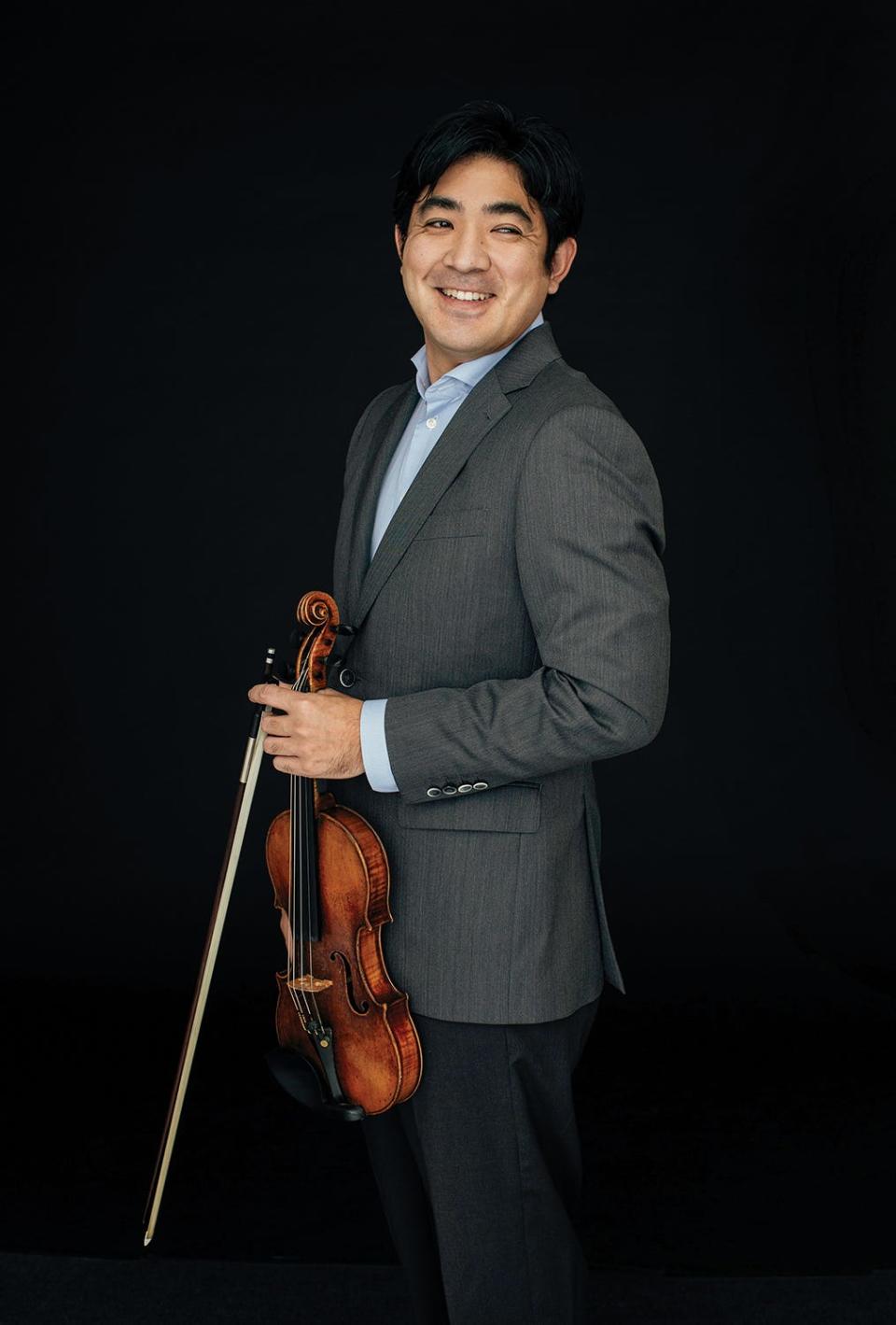 Jun Iwasaki is concertmaster of the Kansas City Symphony.