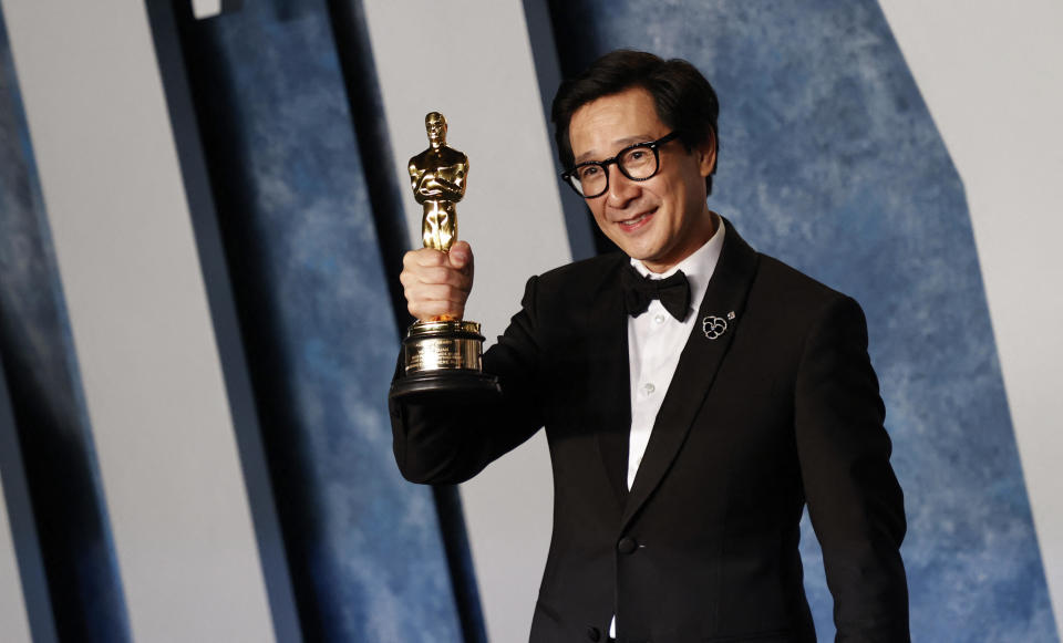 Ke Huy Quan, winner of the Oscar for best actor in a supporting role for 