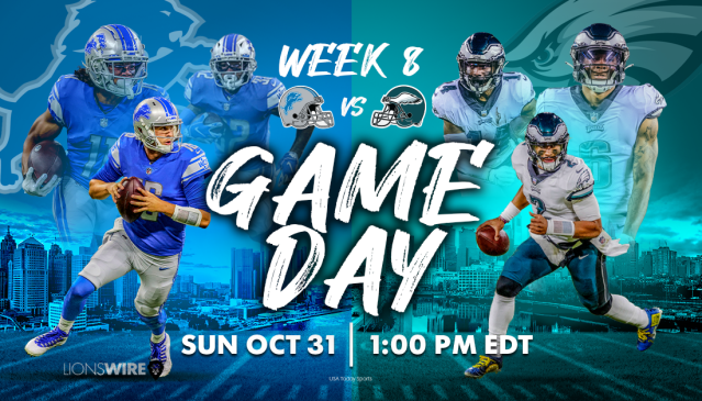Eagles vs. Lions Week 8: How to watch, listen and stream online