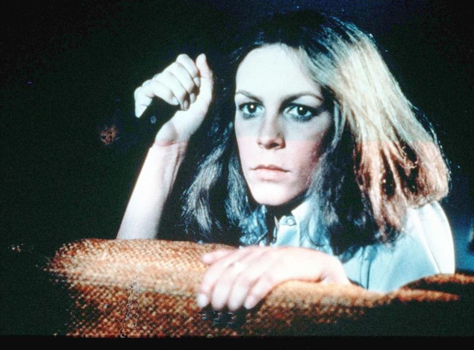 Jamie Lee Curtis as Laurie Strode in <em>Halloween</em>