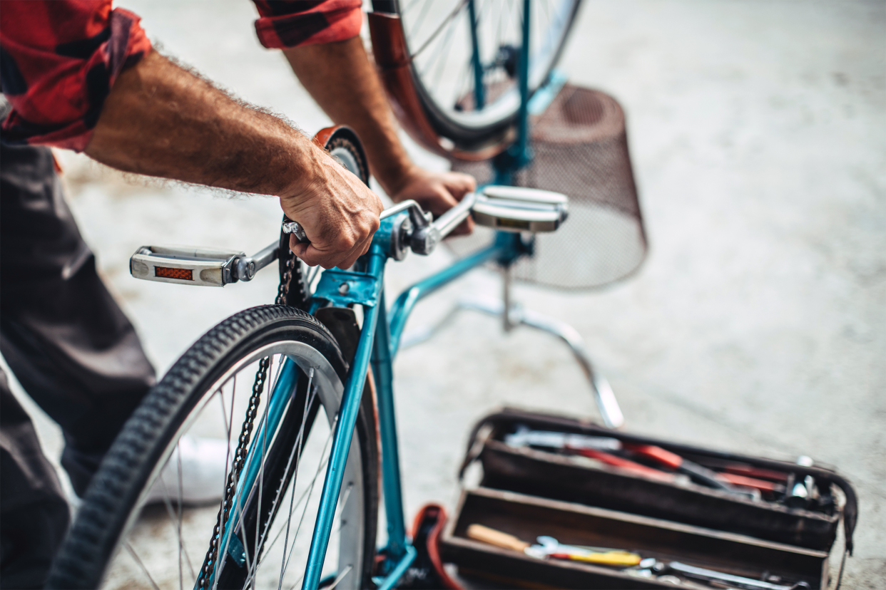 Fixing a bike