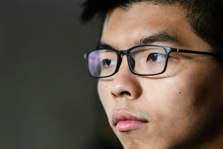 Pro-democracy activist Joshua Wong, 21, became the face of the 2014 Umbrella Movement calling for greater democracy in Hong Kong