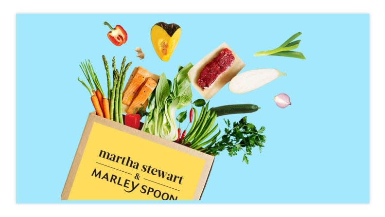 Shop gluten-free meals from Martha Stewart's Marley Spoon.