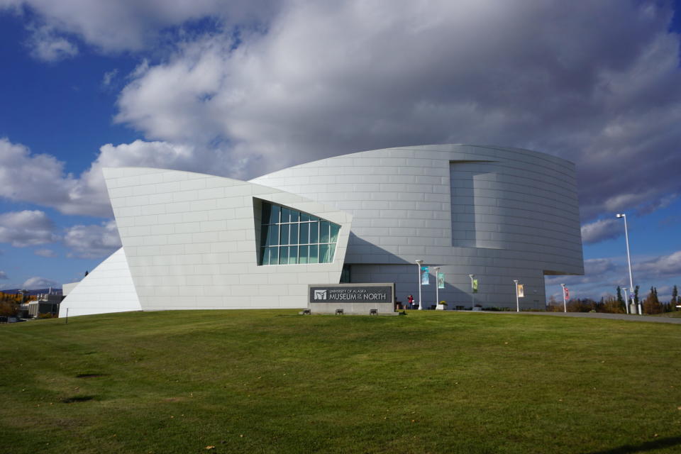The Univesity of Alaska Museum of the North is seen on Sept. 18, 2022. (Photo by Yereth Rosen/Alaska Beacon)