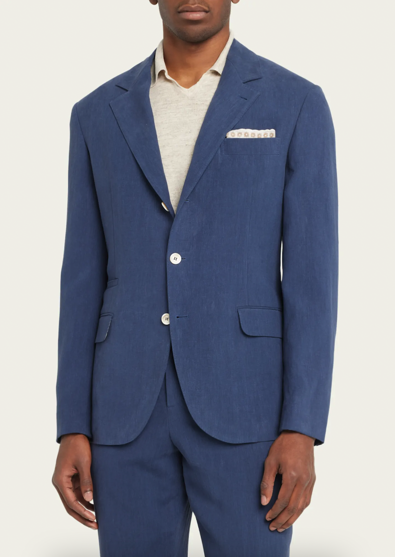 <p><a href="https://go.redirectingat.com?id=74968X1596630&url=https%3A%2F%2Fwww.bergdorfgoodman.com%2Fp%2Fbrunello-cucinelli-mens-solid-linen-suit-prod176800033%3FchildItemId%3DBGNAFA0_40&sref=https%3A%2F%2Fwww.esquire.com%2Fstyle%2Fmens-fashion%2Fg40167209%2Fbest-linen-suits-for-men%2F" rel="nofollow noopener" target="_blank" data-ylk="slk:Shop Now;elm:context_link;itc:0;sec:content-canvas" class="link ">Shop Now</a></p><p>Solid Linen Suit</p><p>bergdorfgoodman.com</p><p>$5495.00</p>