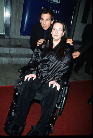 <p>Evan Agostini/Liaison</p> Ben Stiller and Jennifer Estess in 1999.