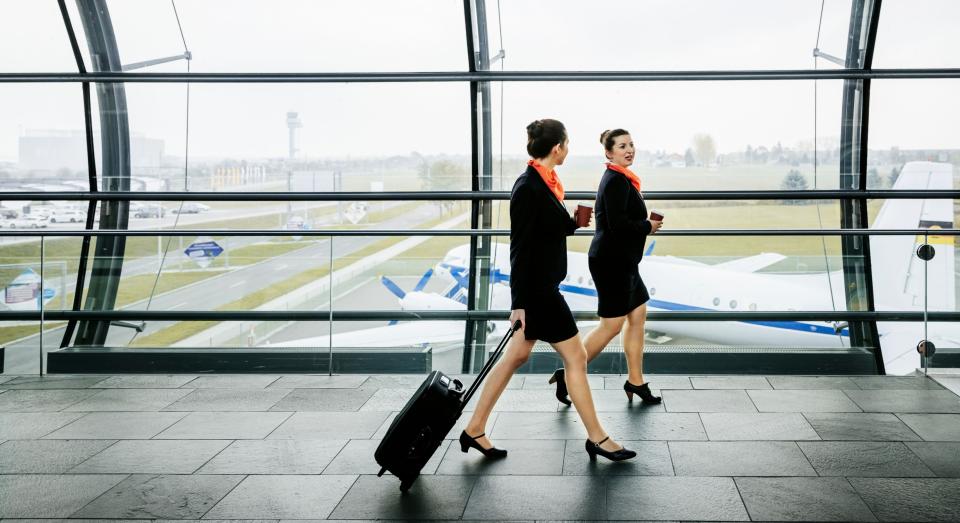 An airline’s female flight attendants must have a doctor’s note to not wear heels [Image: Getty]