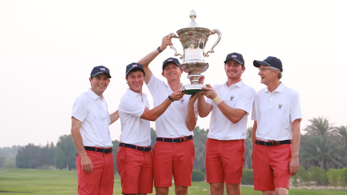 Das Team USA gewinnt zum ersten Mal seit 2014 die Eisenhower Trophy bei der Amateur-Team-Weltmeisterschaft