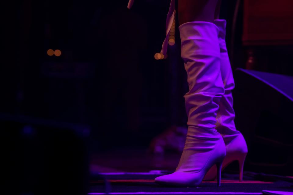 Grace Potter performs at the Ryman Auditorium in Nashville, Tenn., Friday, Feb. 9, 2024.