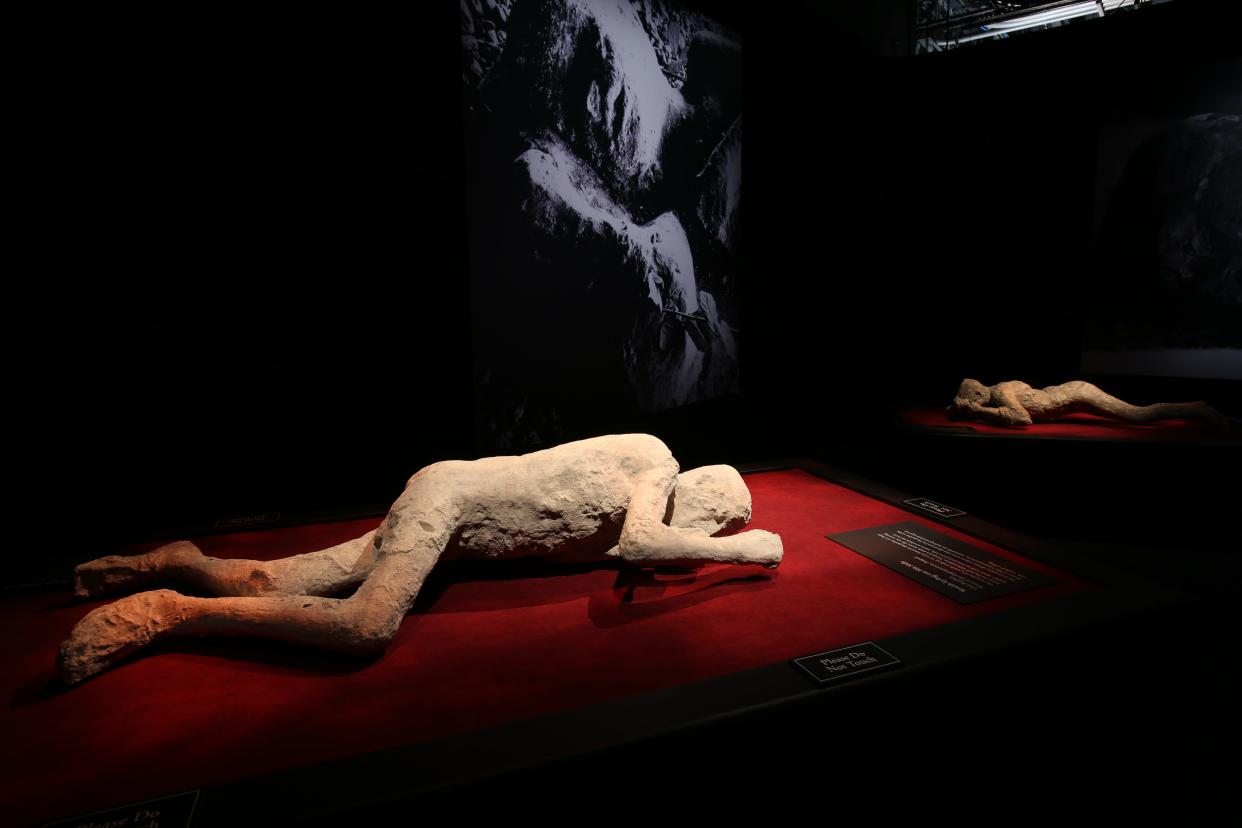 Pompeii: The Exhibition, coming to Cincinnati Museum Center Feb. 16-July 28, displays everyday objects and even body casts from the doomed Roman city Pompeii, destroyed by a volcano in 79 A.D.