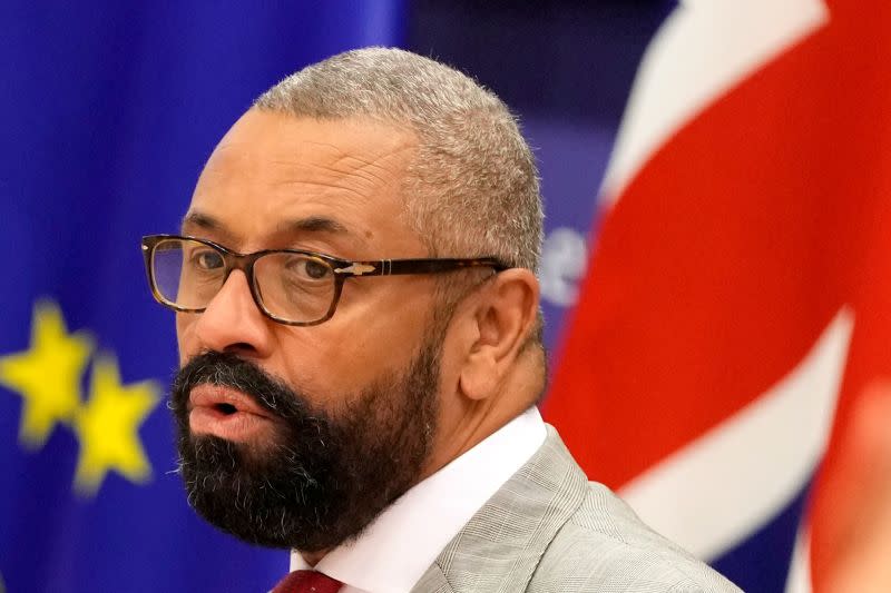 ▲英國外交大臣柯維立（James Cleverly）今（30）日展開訪中之旅，而英國國會下議院外交事務委員會同時發布報告，稱台灣為獨立國家，並認為英國應該對中國採取更堅定立場，協助台灣進行防禦。（圖／美聯社／達志影像）