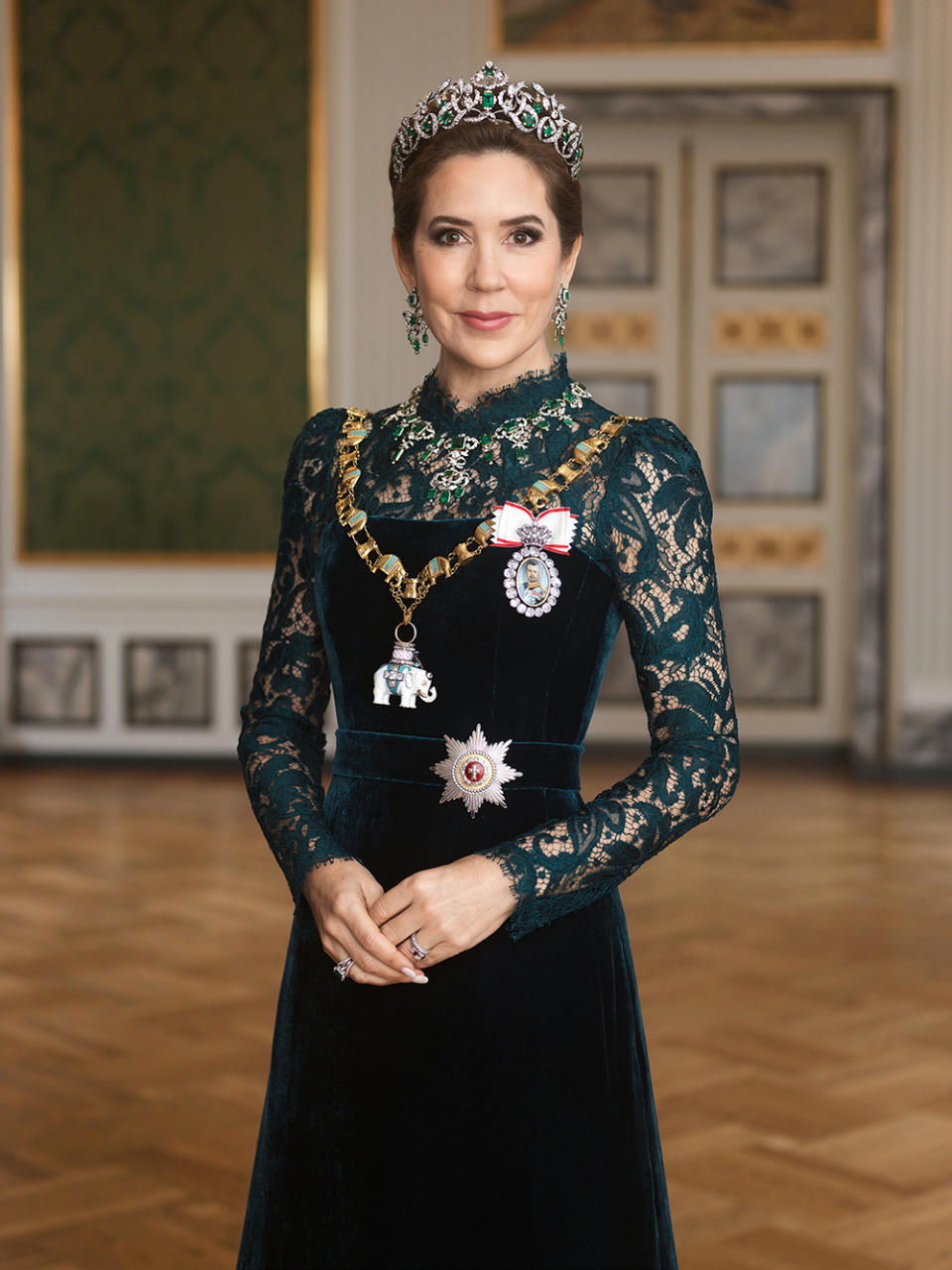 Queen Mary of Denmark, royal portrait