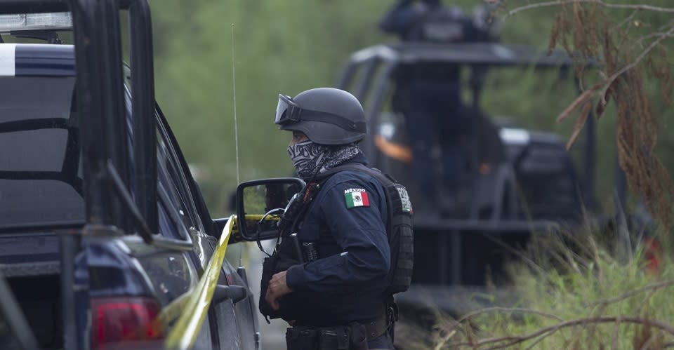 Policías de Tamaulipas en operativo