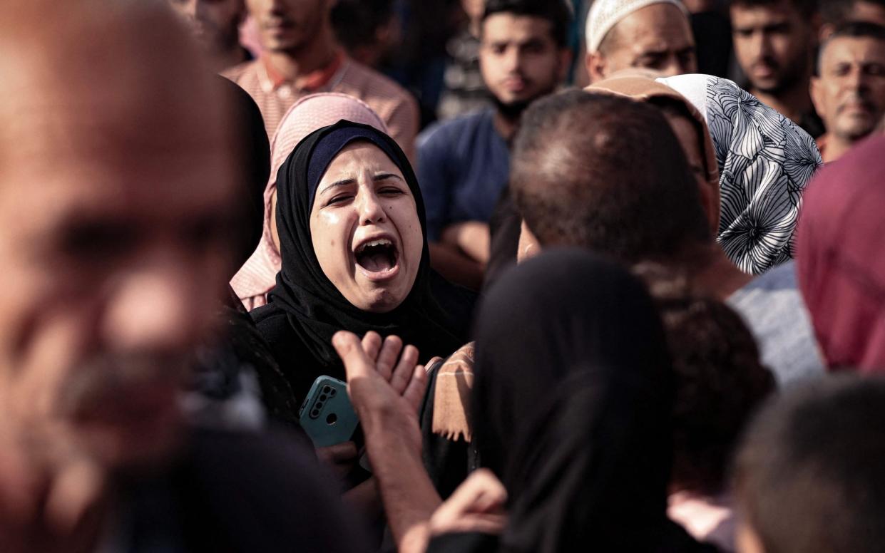 Palestinians are forced to wait hours for brackish pump water and live on one meal a day of dried fruit and biscuits