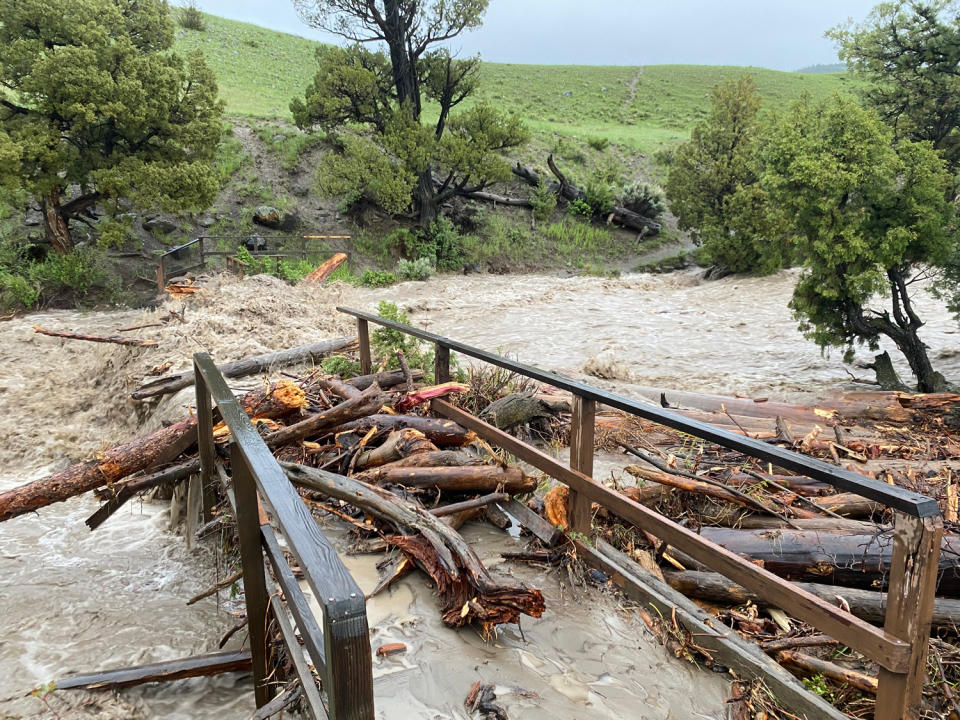 Severe Flooding Causes Damage in Yellowstone National Park: Photos