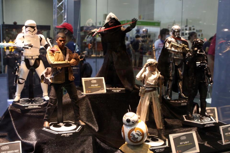 Star Wars: The Force Awaken action figures. (Photo: Sharlene Sankaran/ Yahoo Newsroom)