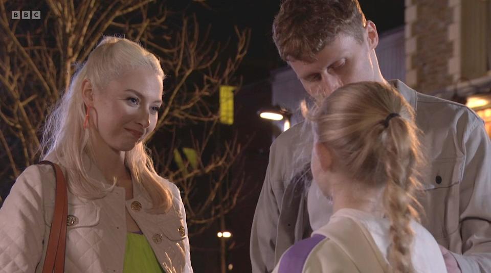 nadine, jay and lexi in eastenders