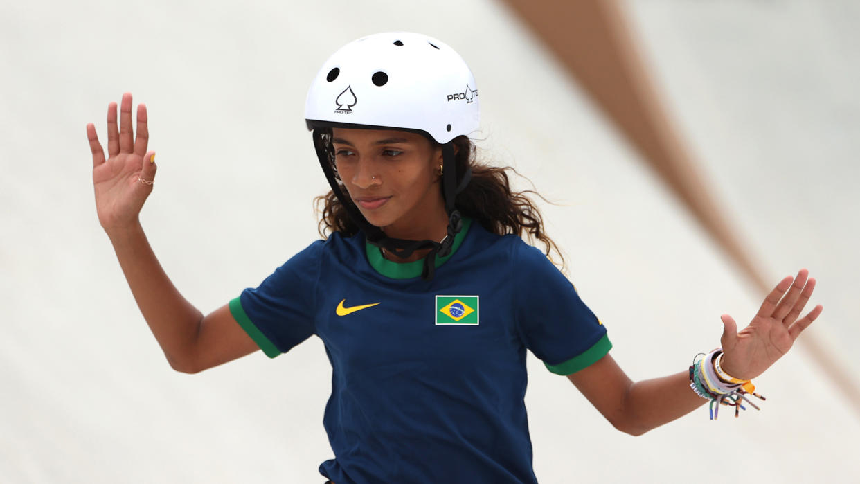 Rayssa Leal went home to Brazil with a silver medal in tow. (Photo by Ezra Shaw/Getty Images)