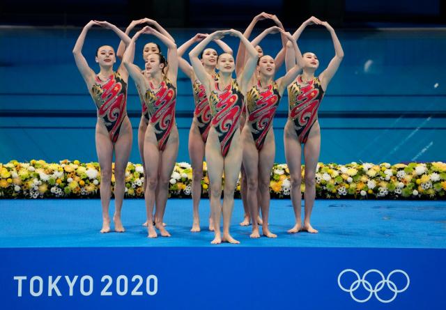 Artistic swimming dazzles with strength and grace at Tokyo Olympic