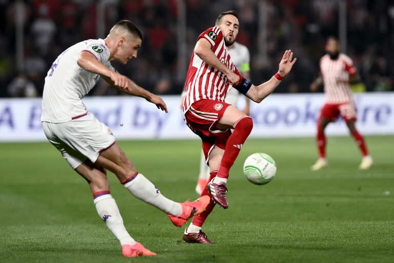 Fiorentina y Olympiacos juegan la final de la Conference League