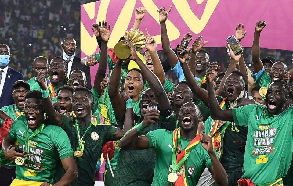 Senegal won the Africa Cup of Nations after defeating Egypt in a penalty shootout (AFP via Getty Images)