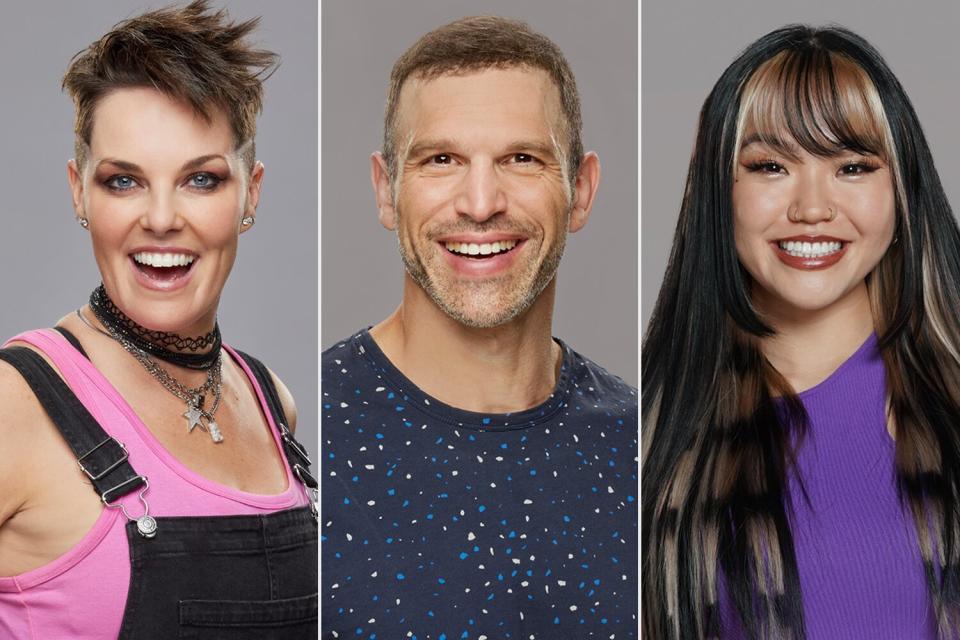 Bowie Jane Ball, Hisam Goueli, and Blue Kim on 'Big Brother 25'