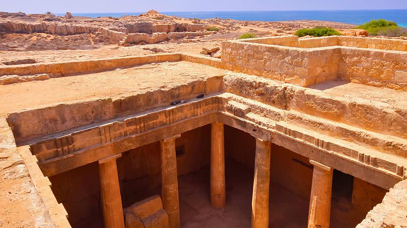 Discover the Tombs of the Kings in Cyprus.