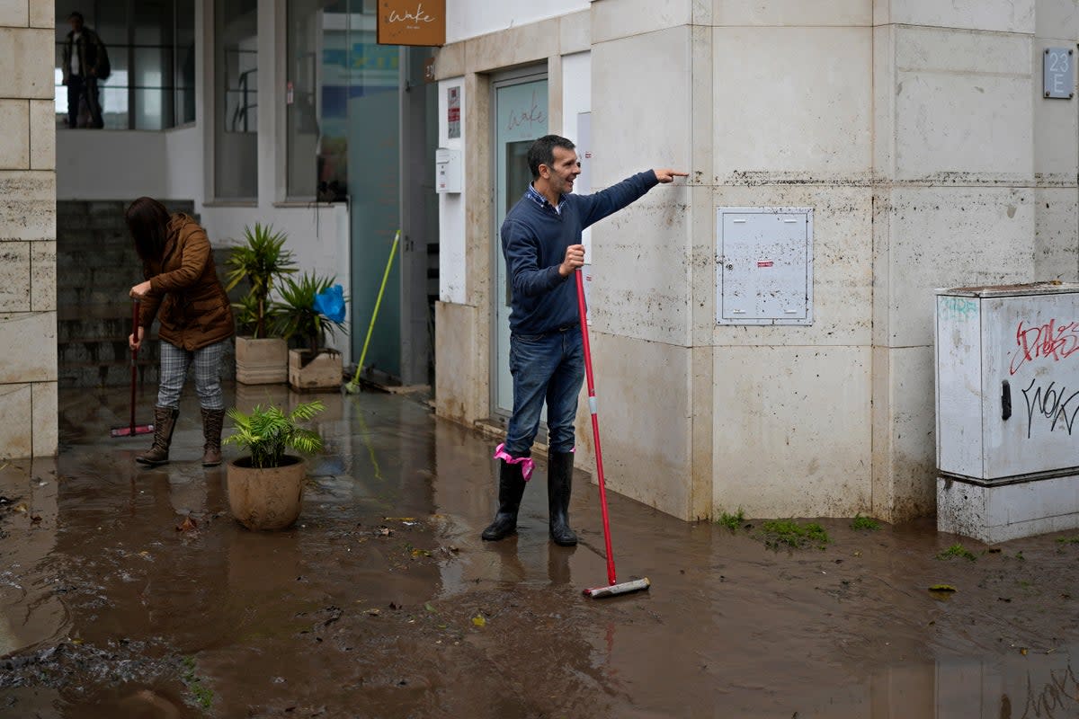 PORTUGAL-ESPAÑA TORMENTA (AP)