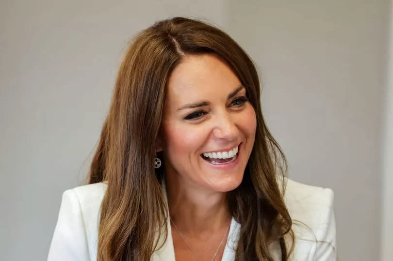 The Duchess of Cambridge during a visit to SportsAid House at the 2022 Commonwealth Games the Birmingham 2022 Commonwealth Games. Picture date: Tuesday August 2, 2022. PA Photo. Photo credit should read: Chris Jackson/PA Wire