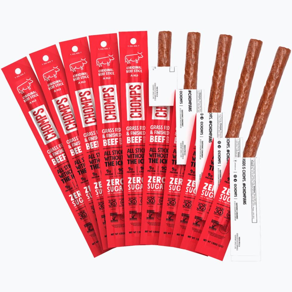 Chomps Grass-Fed Beef Jerky Sticks