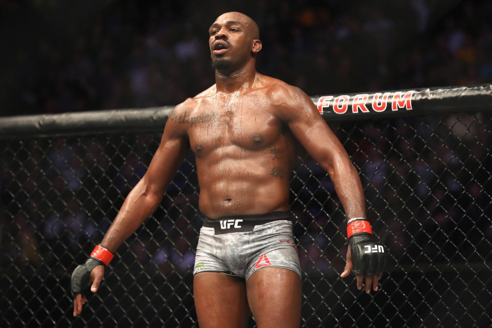 Jon Jones defeated Alexander Gustafsson at UFC 232 less than a week after his <span>anti-doping sample</span> revealed a trace amount of the banned anabolic steroid oral turinabol. (Sean M. Haffey/Getty Images)