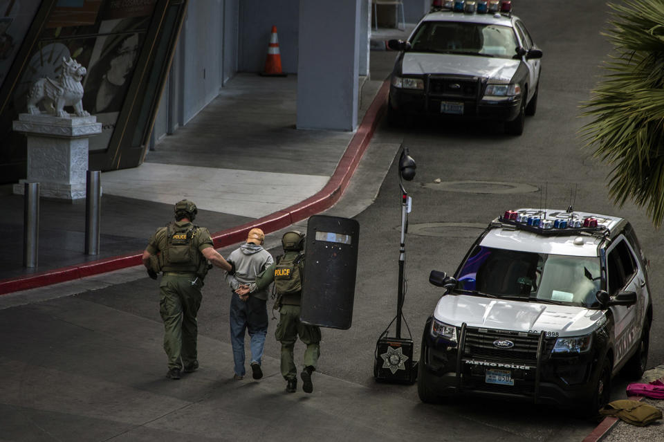 APTOPIX Vegas Strip Shooting