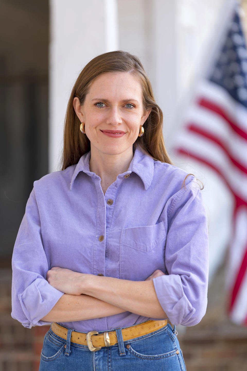 In this undated photo provided by Dobson for Congress, Caroleene Dobson poses for a photo in Alabama. Dobson is running for the 2nd Congressional District seat in Alabama. (Courtesy of Dobson for Congress via AP)