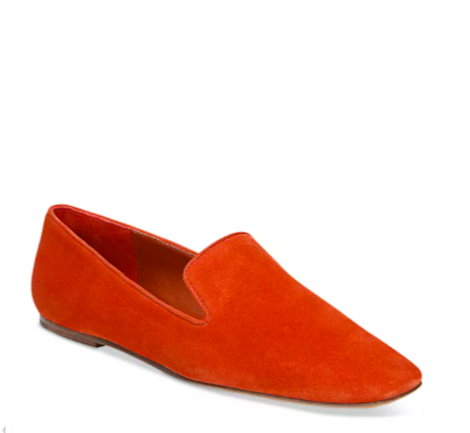 Vince Square Toe red Loafer