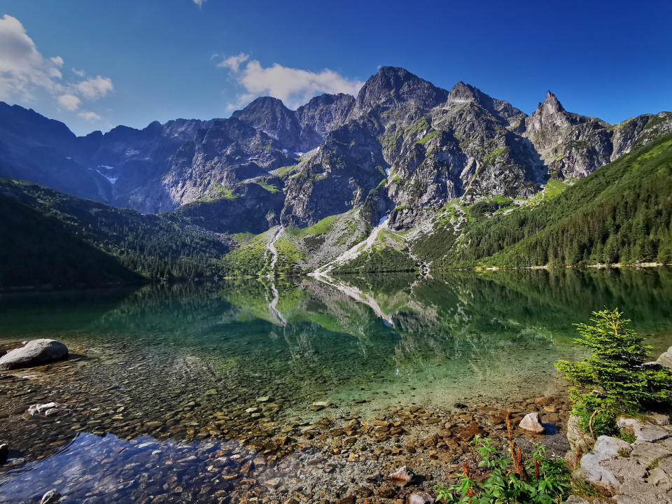 A mountain view in Poland.