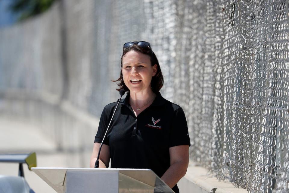 chevrolet racing and chevrolet introduce imsa limited edition corvette street cars laura klauser, gm sports car racing program manager speaks