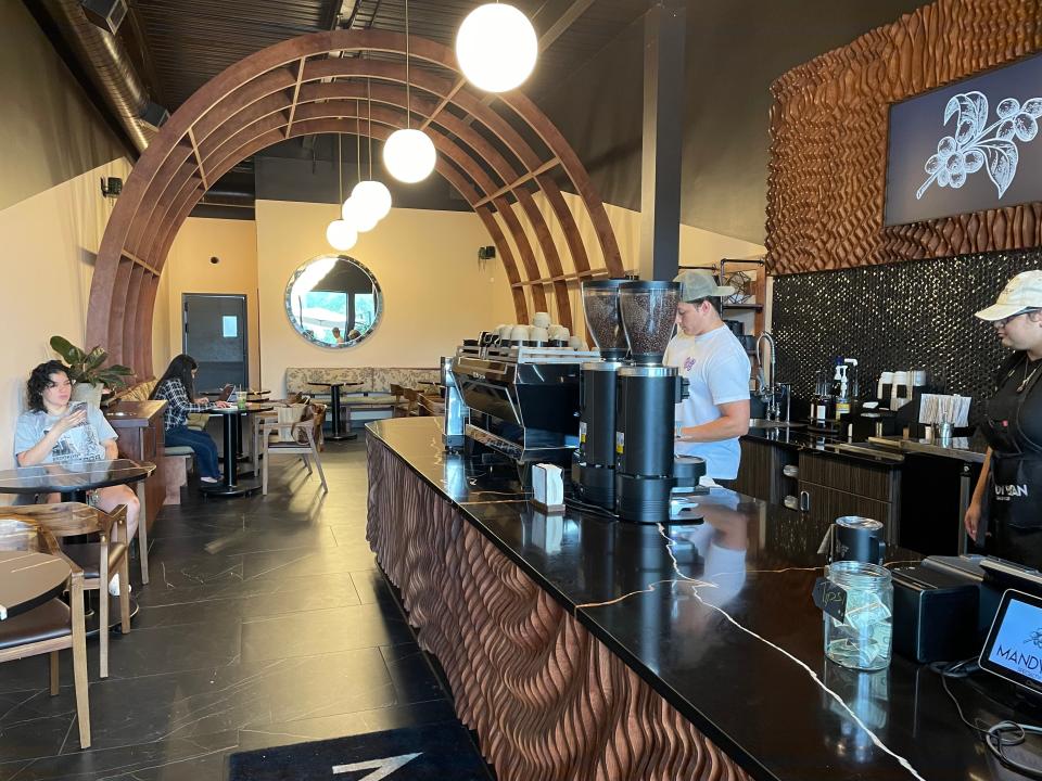Mandy Bean Specialty Coffee in Yonkers is just one of many new coffee shops that have opened this year in Westchester. Photographed Aug. 8, 2023