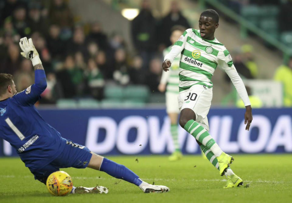 Celtic’s Tim Weah (above) and Schalke’s Weston McKennie both cracked the scoresheet for their clubs over the weekend. (Jane Barlow/AP)