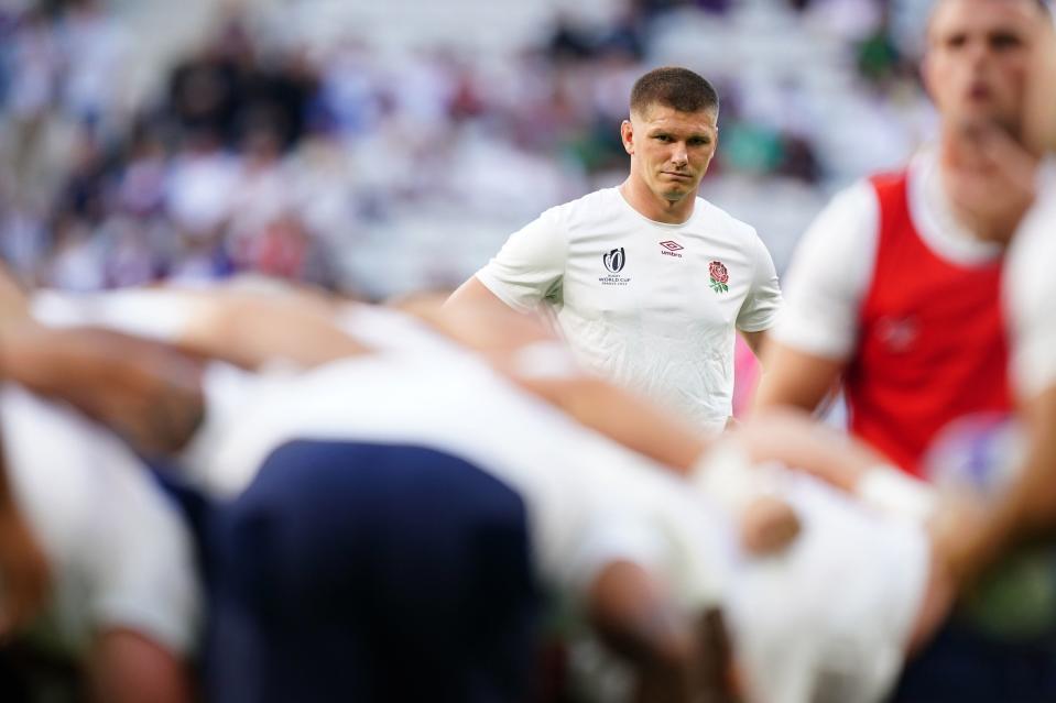 England captain Owen Farrell before the match (PA)