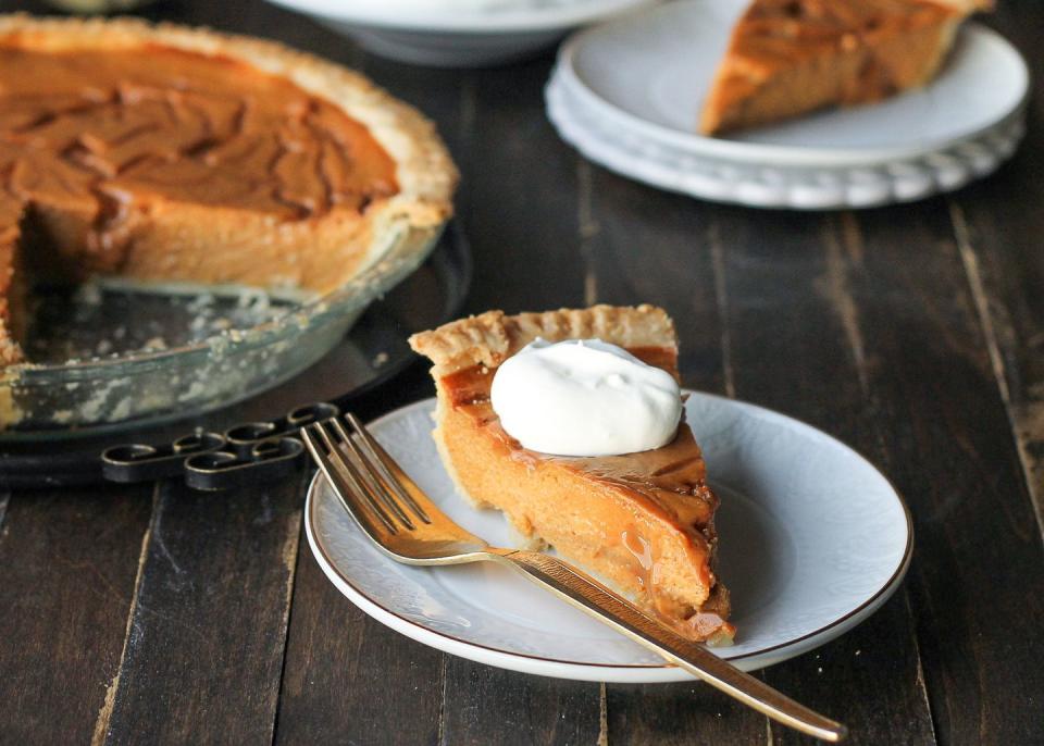 Caramel Pumpkin Pie