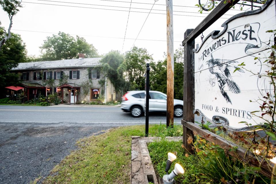 The Raven's Nest, a long-standing tavern for sale on Old Bethlehem Road in Haycock, is listed for $1.25 million.