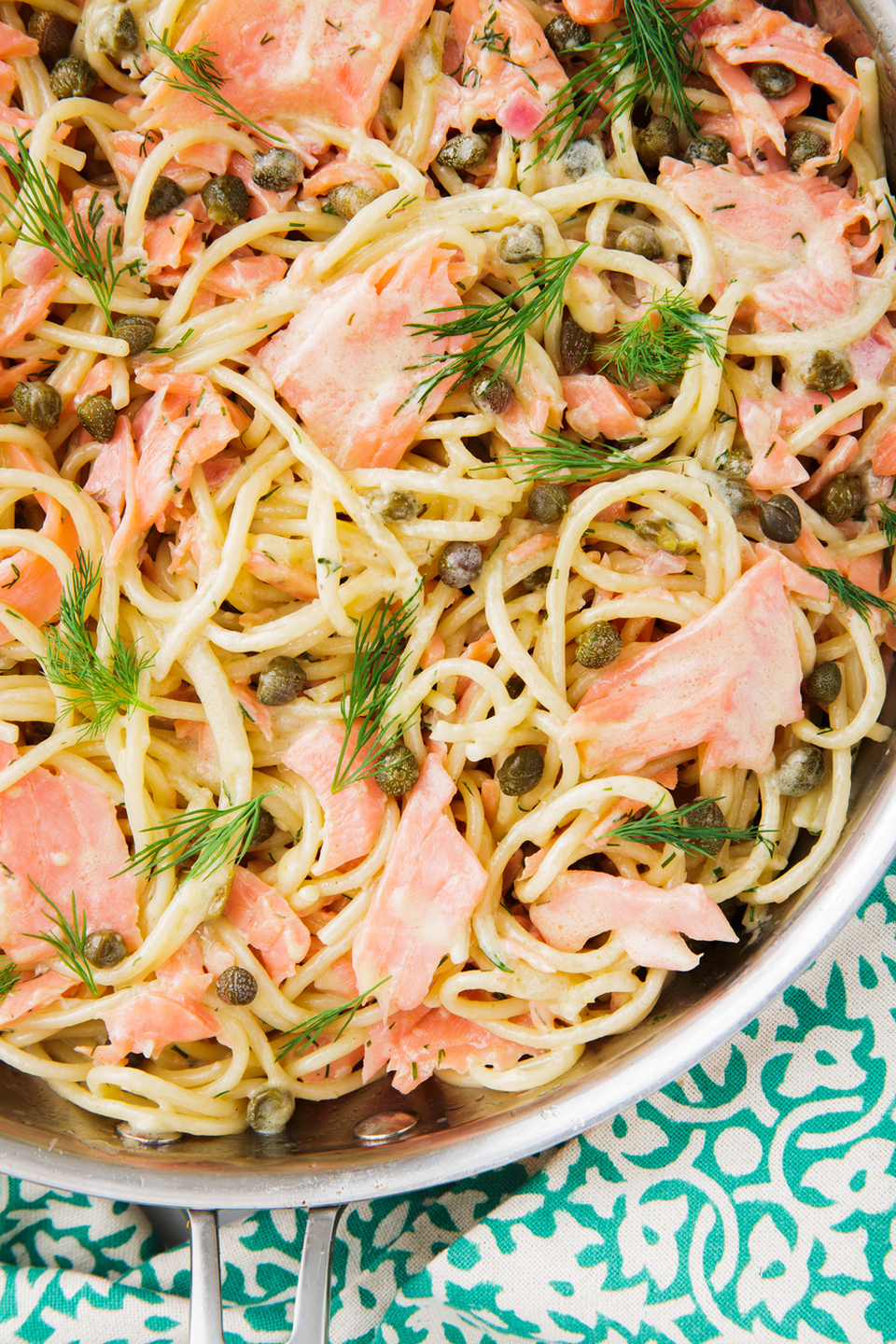 smoked salmon pasta