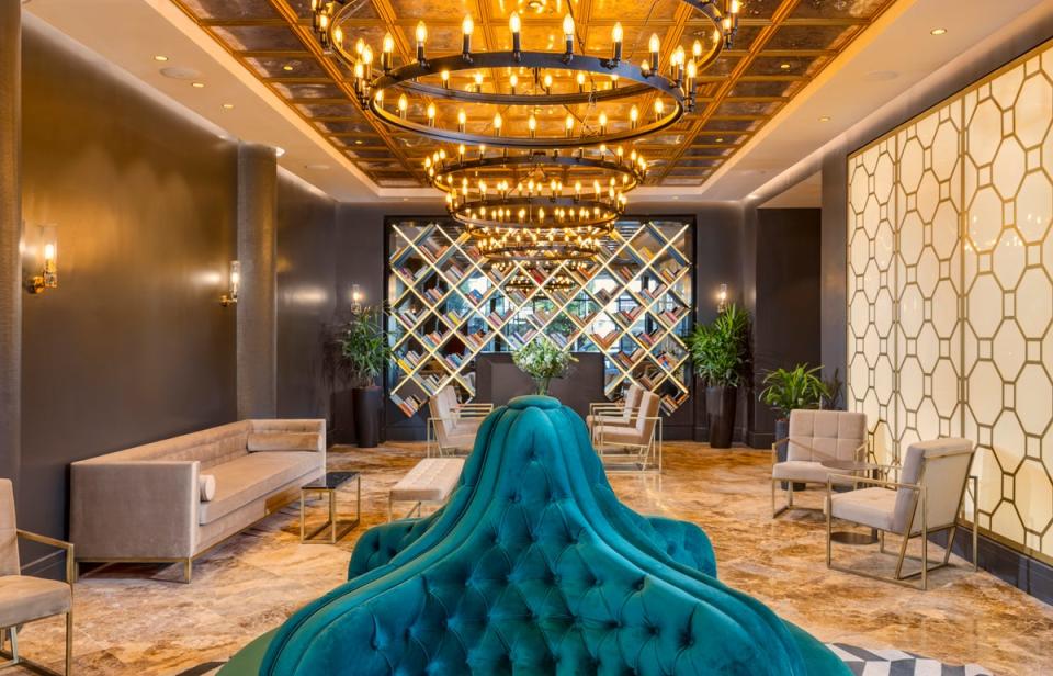 The Debrah’s lobby makes an impressive architectural statement (Max Kovalsky)