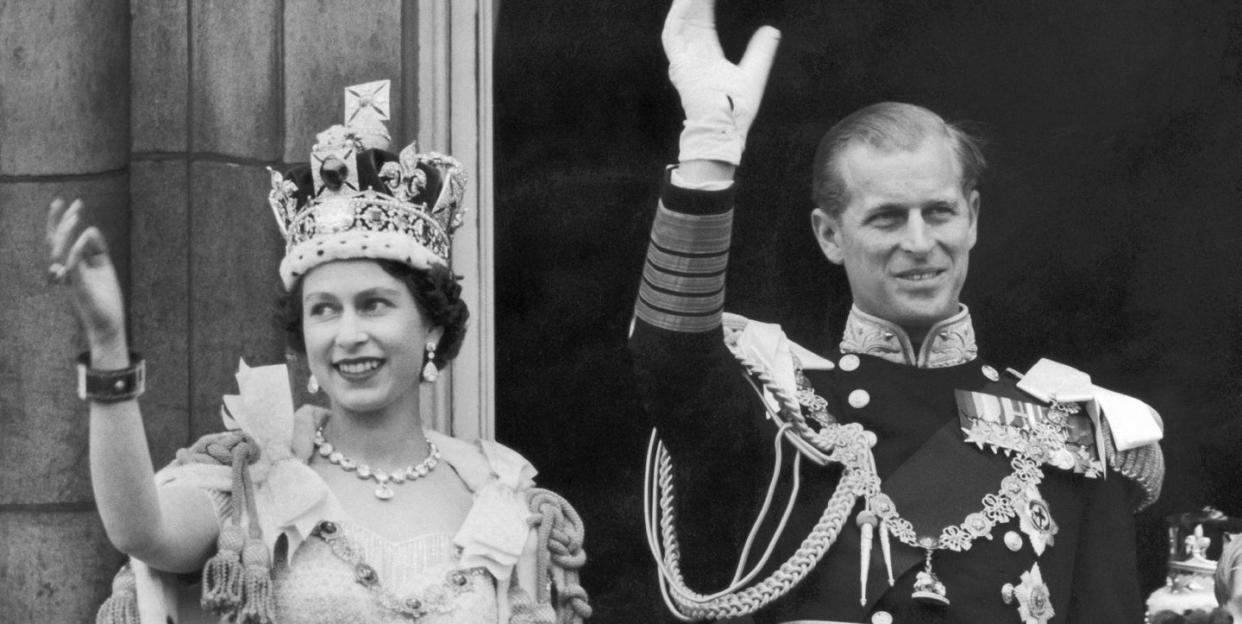 queen elizabeth ii and the duke of edinburgh in 1953