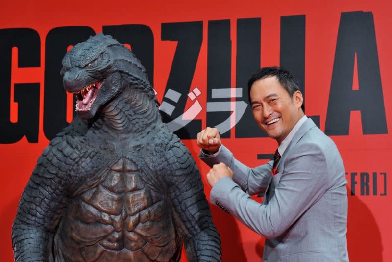 Japanese actor Ken Watanabe attends a Japan premiere for the film "Godzilla" in Tokyo in 2014. File Photo by Keizo Mori/UPI